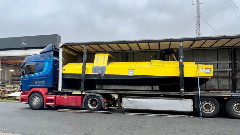 The ENDURUNS USV leaves our facilities in Faaborg